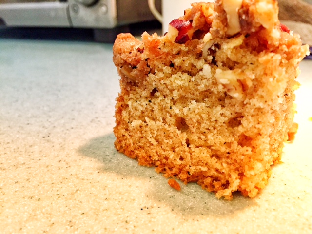 vegan cardamom coffee cake
